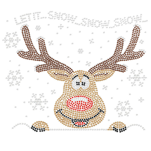 Let it Snow - Red Nose Reindeer - Bandana