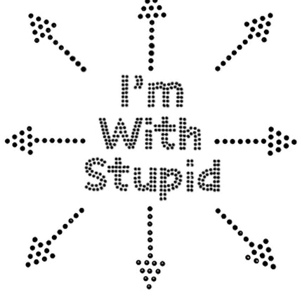 I'm with Stupid - Women's T-shirt