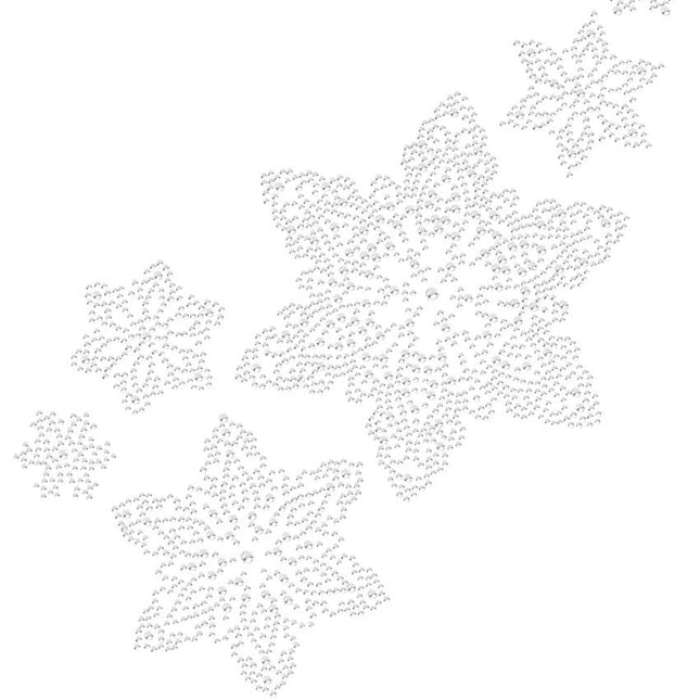 Rhinestone Snowflakes - Bandana