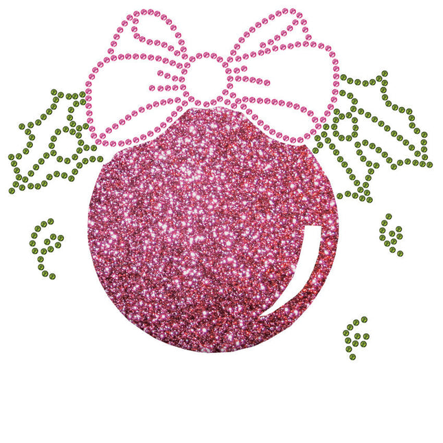 Pink Glitter Ornament - Bandana