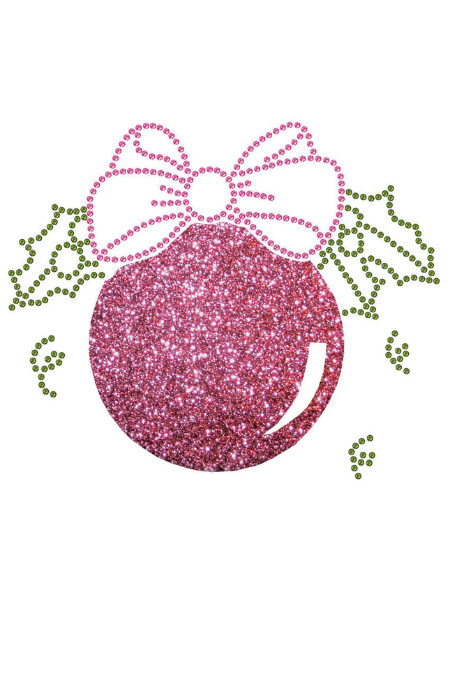 Pink Glitter Ornament - Bandana