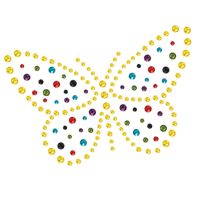 Yellow Dotted Butterfly - Women's T-shirt