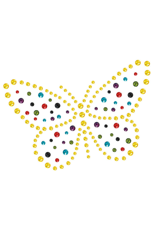 Yellow Dotted Butterfly - Women's T-shirt