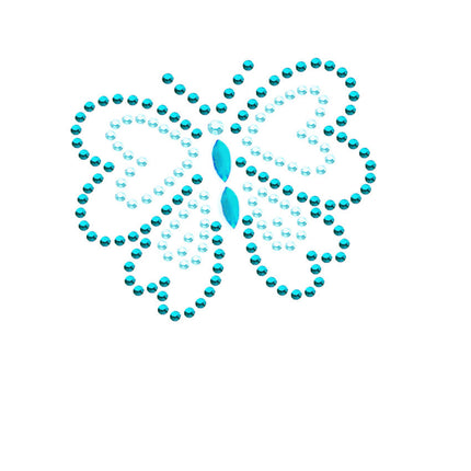 Blue Rhinestud Butterfly - Custom Tutu