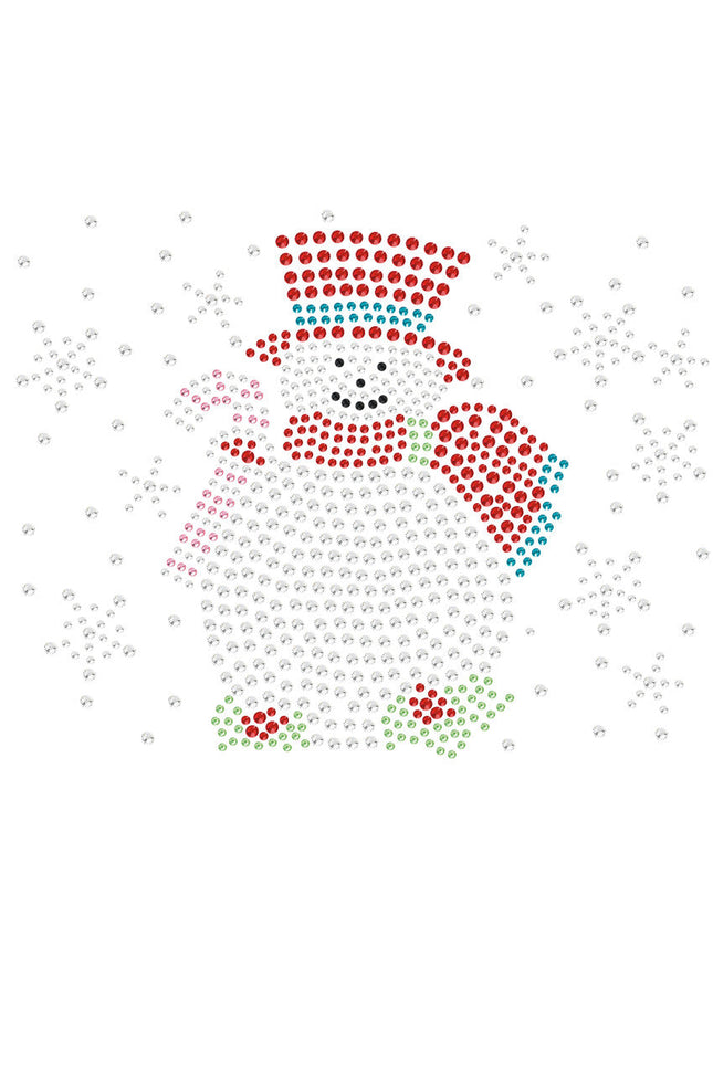 Snowman with Snowflakes - Bandana