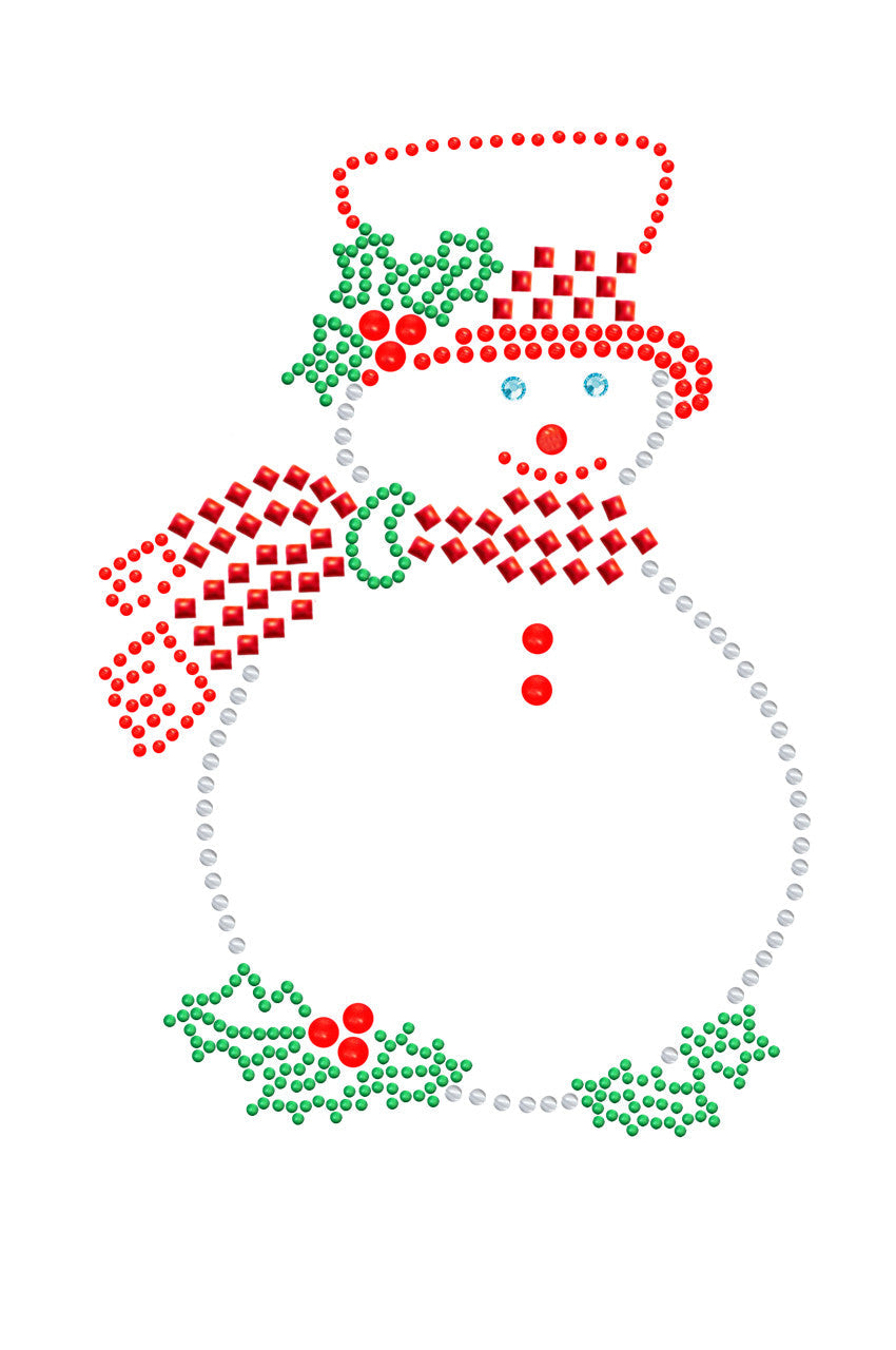 Snowman Outline - Bandana White