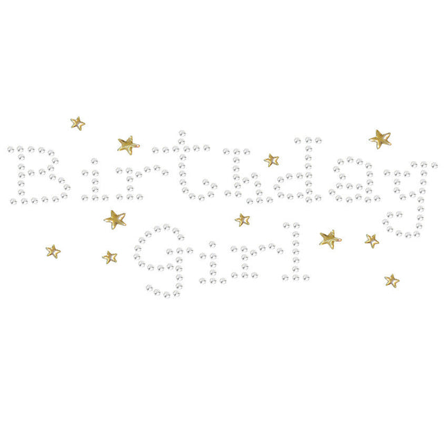 Birthday Girl with Stars - Women's T-shirt