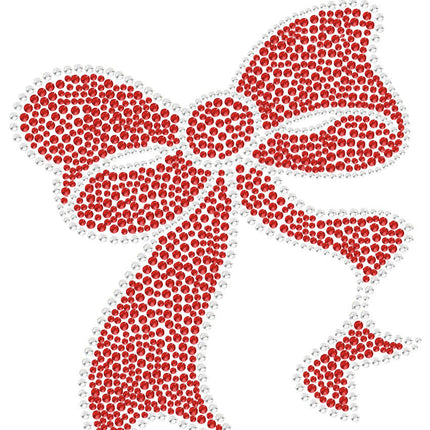 Red Rhinestone Bow - Custom Tutu