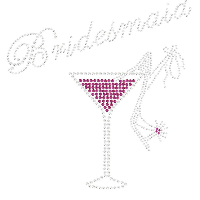 Bridesmaid with Drink & High Heel Shoe - Women's T-shirt