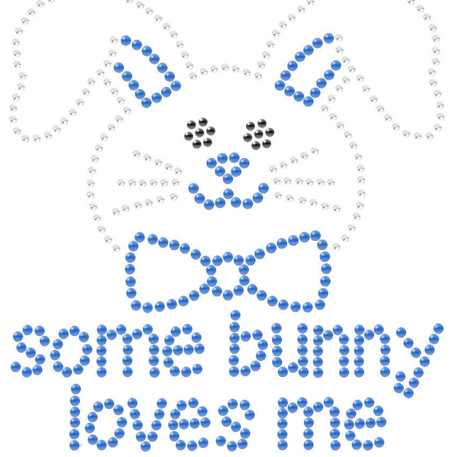 Some Bunny Loves Me - Blue - Women's T-shirt