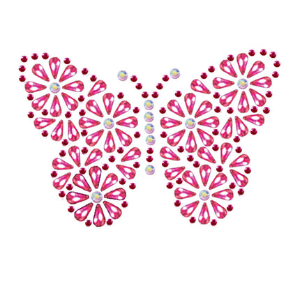 Pink Nailhead Butterfly - Women's T-shirt