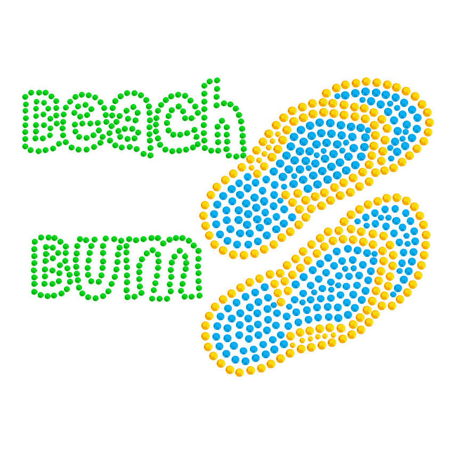 Beach Bum with Flip Flops - Women's T-shirt