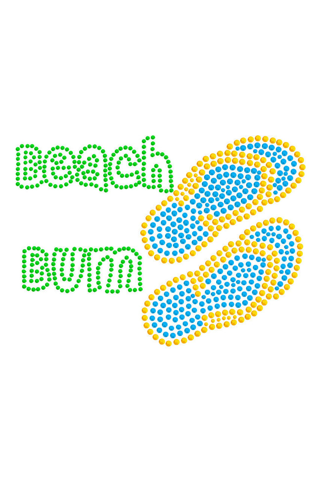 Beach Bum with Flip Flops - Women's T-shirt