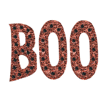 Orange Glitter Boo Bandanna