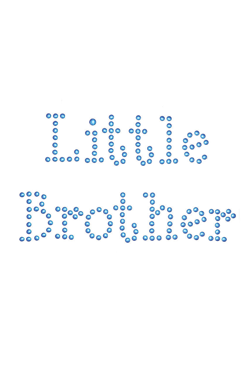 Little Brother - Blue - Bandanna White