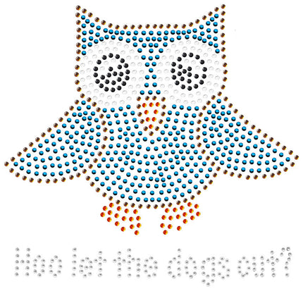 Blue Owl with Hoo Let the Dogs Out? - Custom Tutu