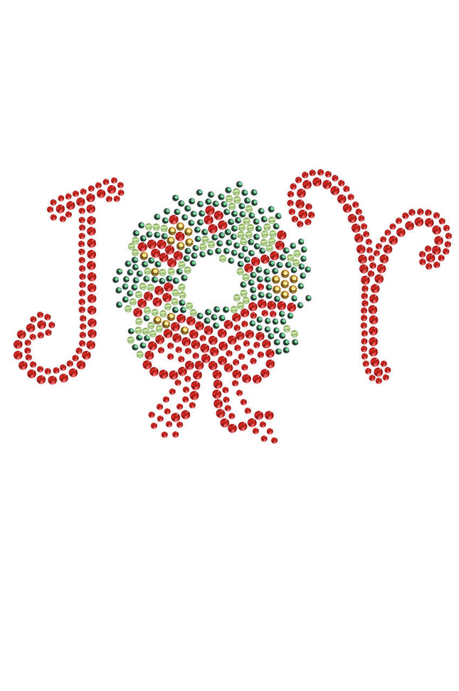 Joy Christmas Wreath - Bandana