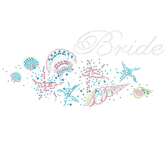 Bride with Seashells- Women's T-shirt