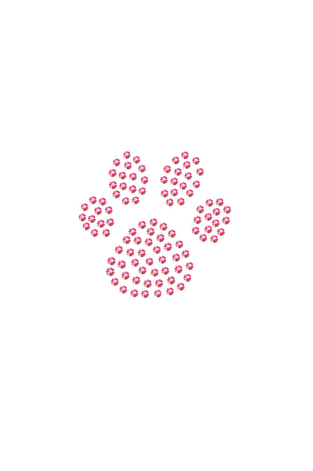 Paw (Pink Rhinestuds) - Women's T-shirt