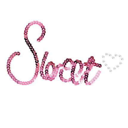 Sweet (Pink Sequins) - Women's T-shirt