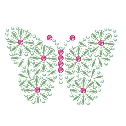 Green Nailhead Butterfly - Custom Tutu