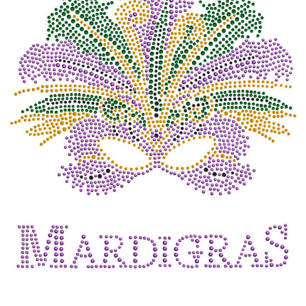 Madi Gras with Mask - Women's T-shirt