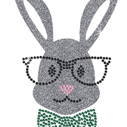 Bunny with Glasses and Bow Tie - Women's Tee