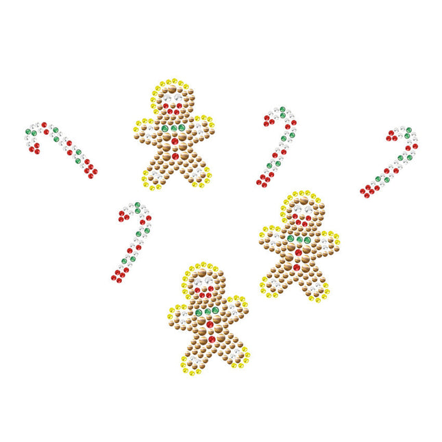 Gingerbread Men & Candy Canes - Bandana