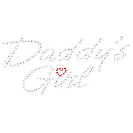 Daddy's Girl with Red Heart - Women's T-shirt