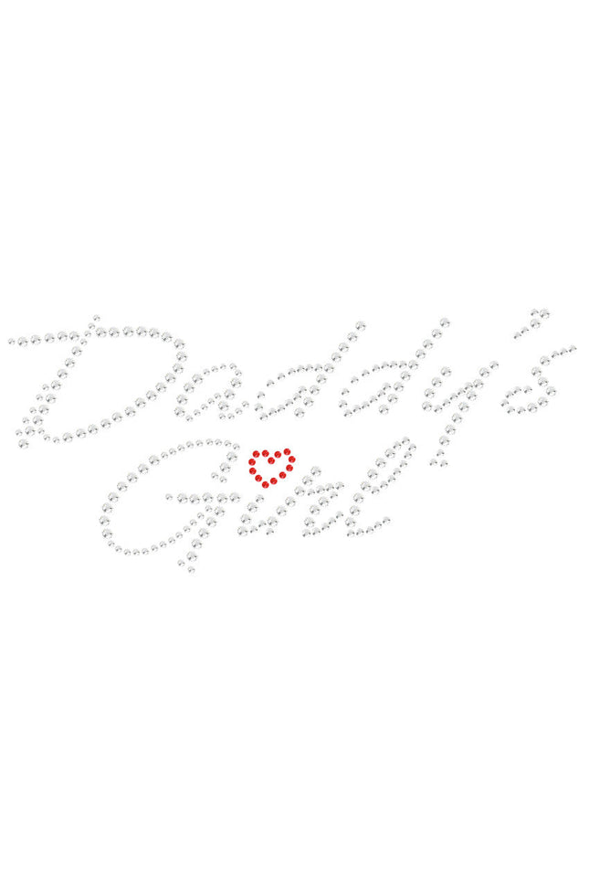 Daddy's Girl with Red Heart - Women's T-shirt