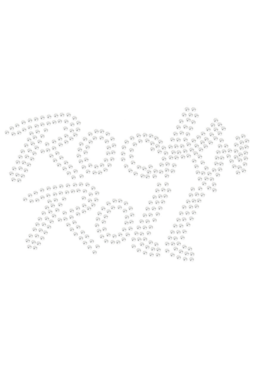 Rock n Roll (Rhinestone) - Bandanna White