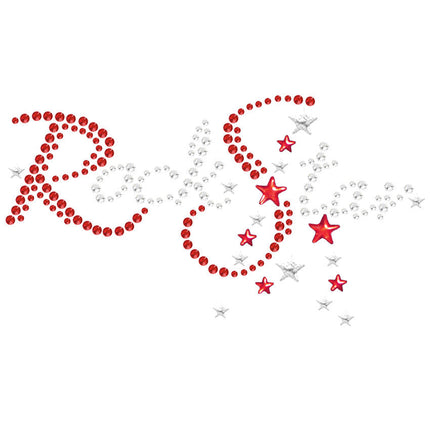 Rock Star (Red Austrian crystal Rhinestones) - Bandanna