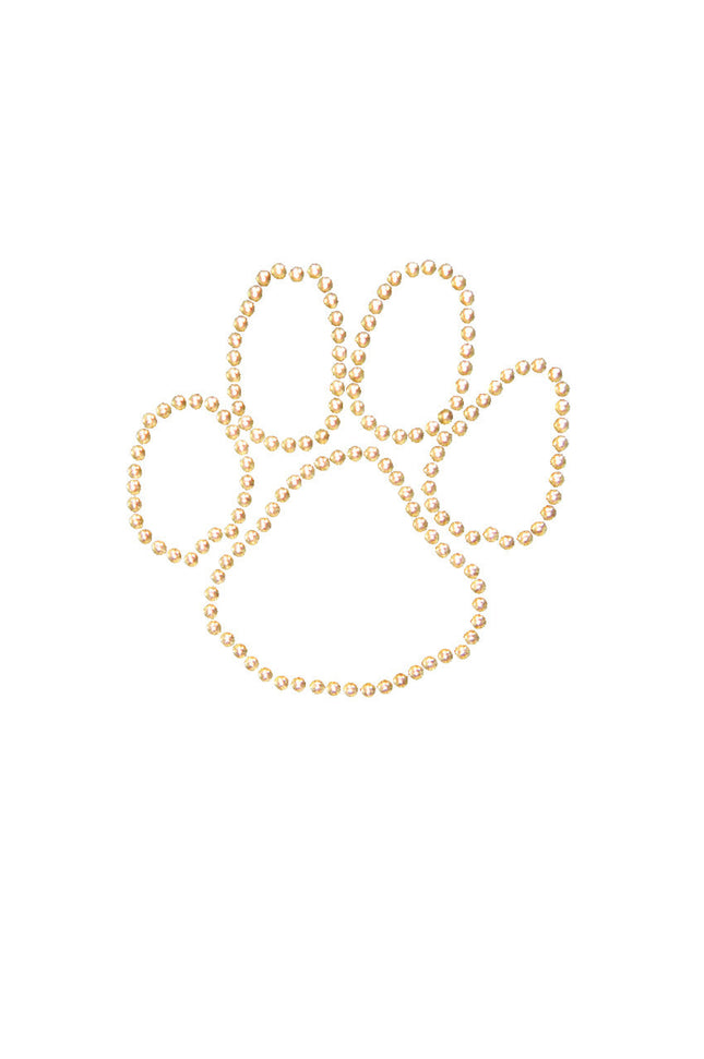 Paw (Gold Nailheads) - Women's T-shirt