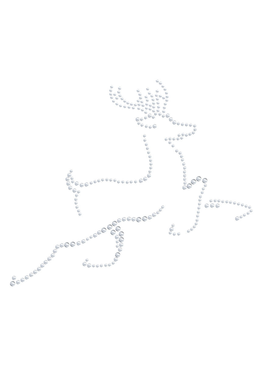 Nailhead Reindeer - Bandana White