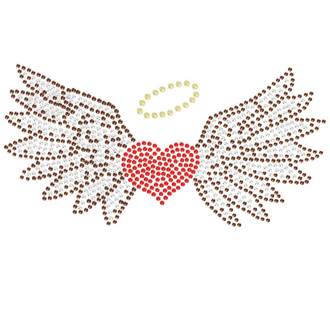 Heart with Wings & Halo - Women's T-shirt