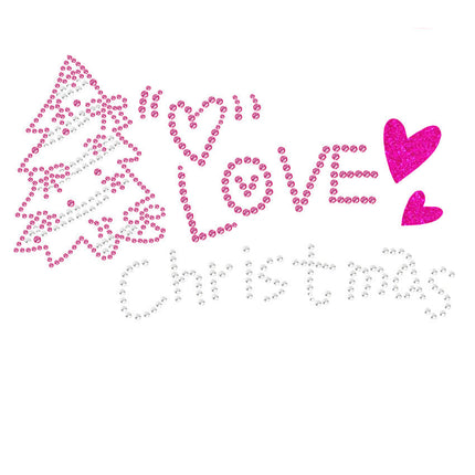 Love Pink Christmas - Women's T-shirt