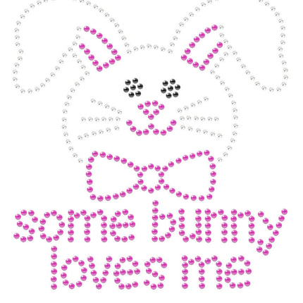 Some Bunny Loves Me (Pink) - Bandanna