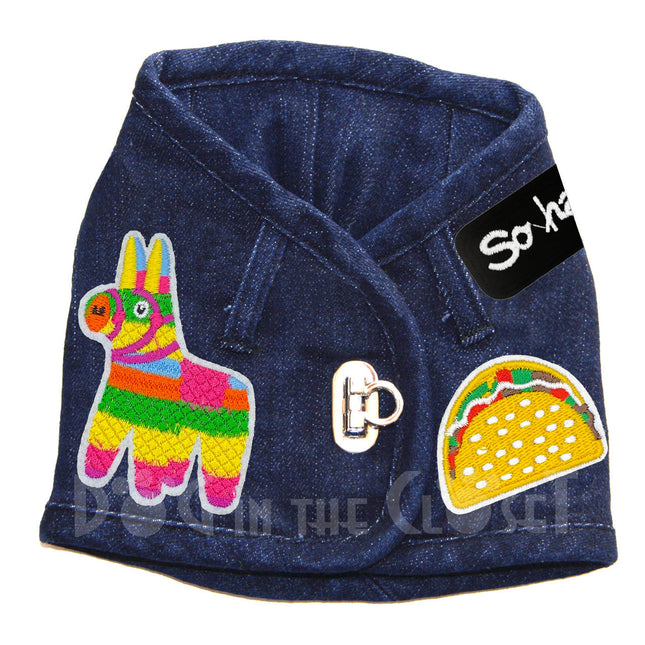 Taco Tuesday Denim Harness Vest