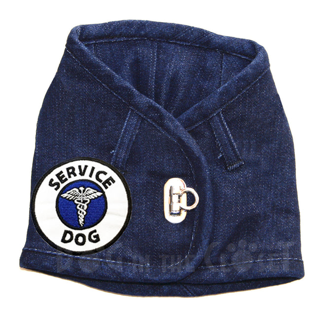 Service Dog Denim Harness Vest