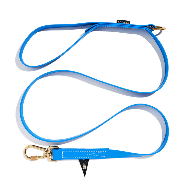 Water Resistant Standard 5ft Leash, Light Blue | Found My Animal