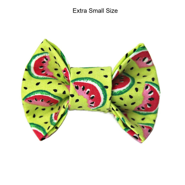 Watermelon Dog Bow Tie