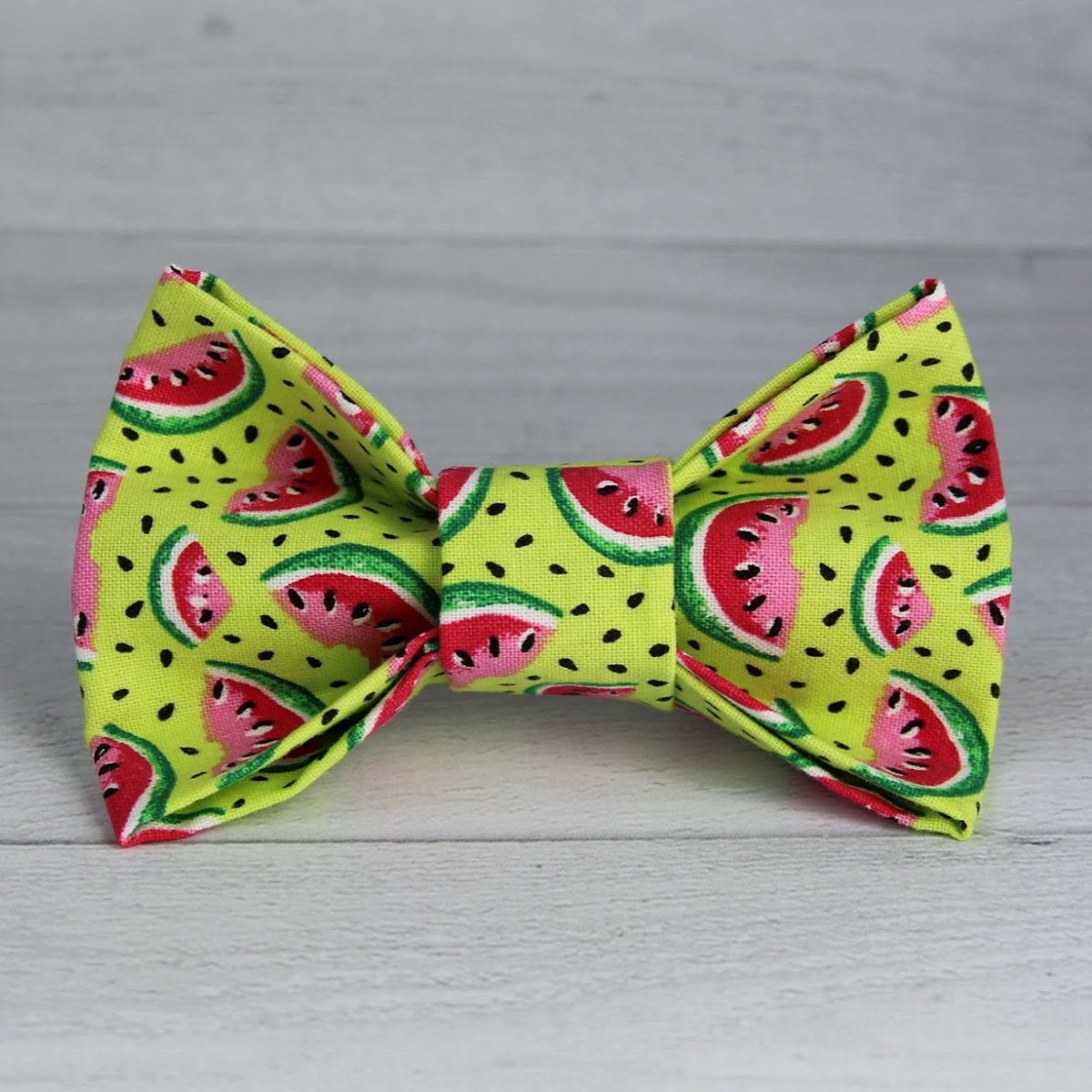 Watermelon Dog Bow Tie