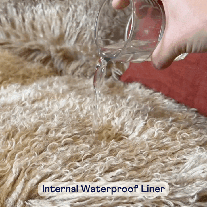 PupProtector™ Luxe Waterproof Faux Fur Blanket - Plush Sheep