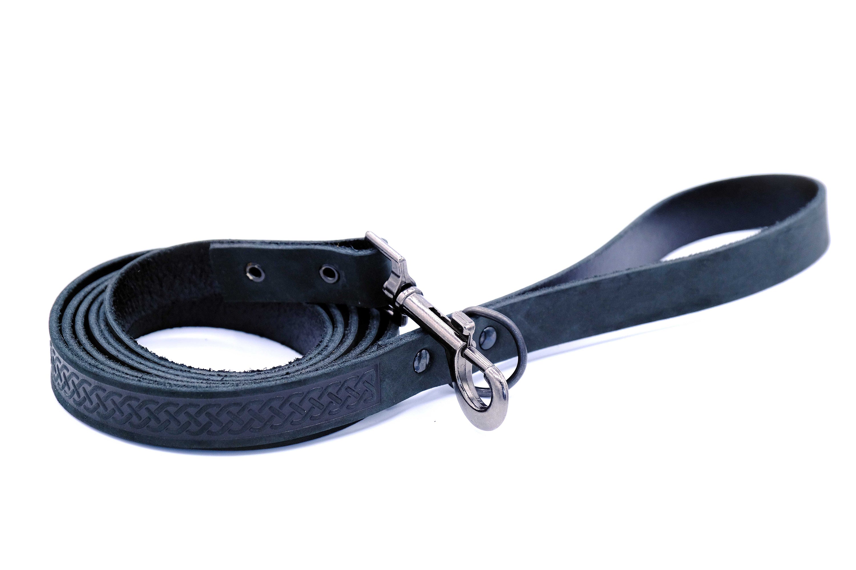 Celtic Sport Leather Dog Leash