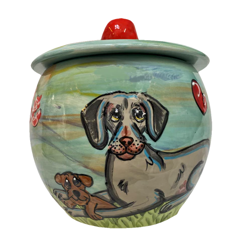 Weimaraner Cookie Jar