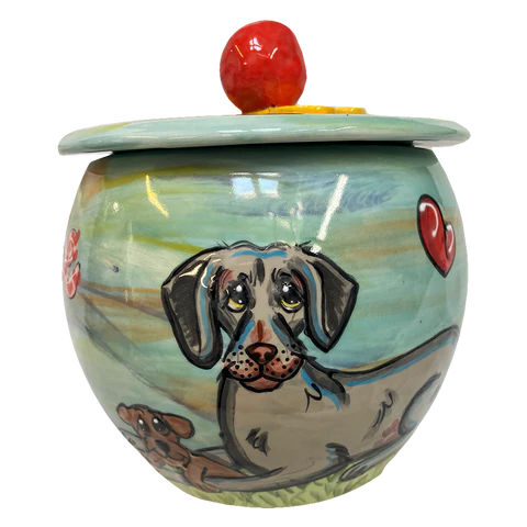 Weimaraner Cookie Jar