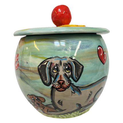 Weimaraner Cookie Jar