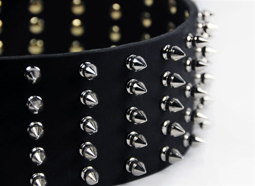 Wide Spike Collar 2 3/4