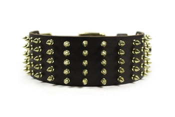 Wide Spike Collar 2 3/4