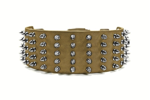 Wide Spike Collar 2 3/4